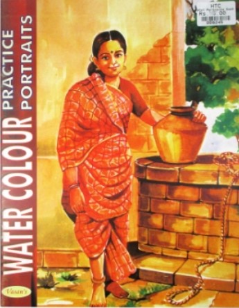 Vasans WaterColour Practice Portraits Book
